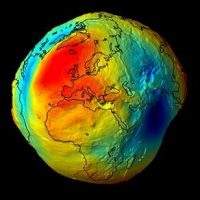 Yerçekimini ölçen dünya haritası