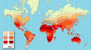 Dünya radyasyon haritası