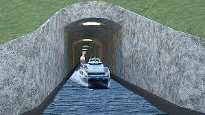 Dünyanın ilk gemi tüneli