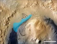 Mars'ta tatlı su gölü bulundu
