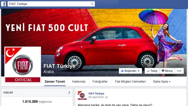 Fiat-Facebook-Sayfasi