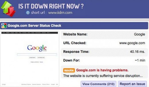 google-down