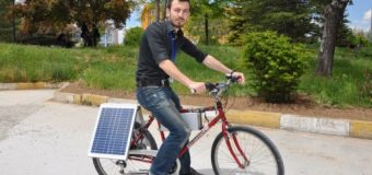 Güneş enerjisiyle çalışan bisiklet