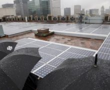 Yağmurdan enerji üreten güneş paneli