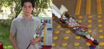 Lise öğrencisi görme engelliler için “akıllı değnek” tasarladı