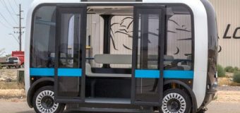 3D yazıcı ile üretilen şoförsüz otobüs yollarda